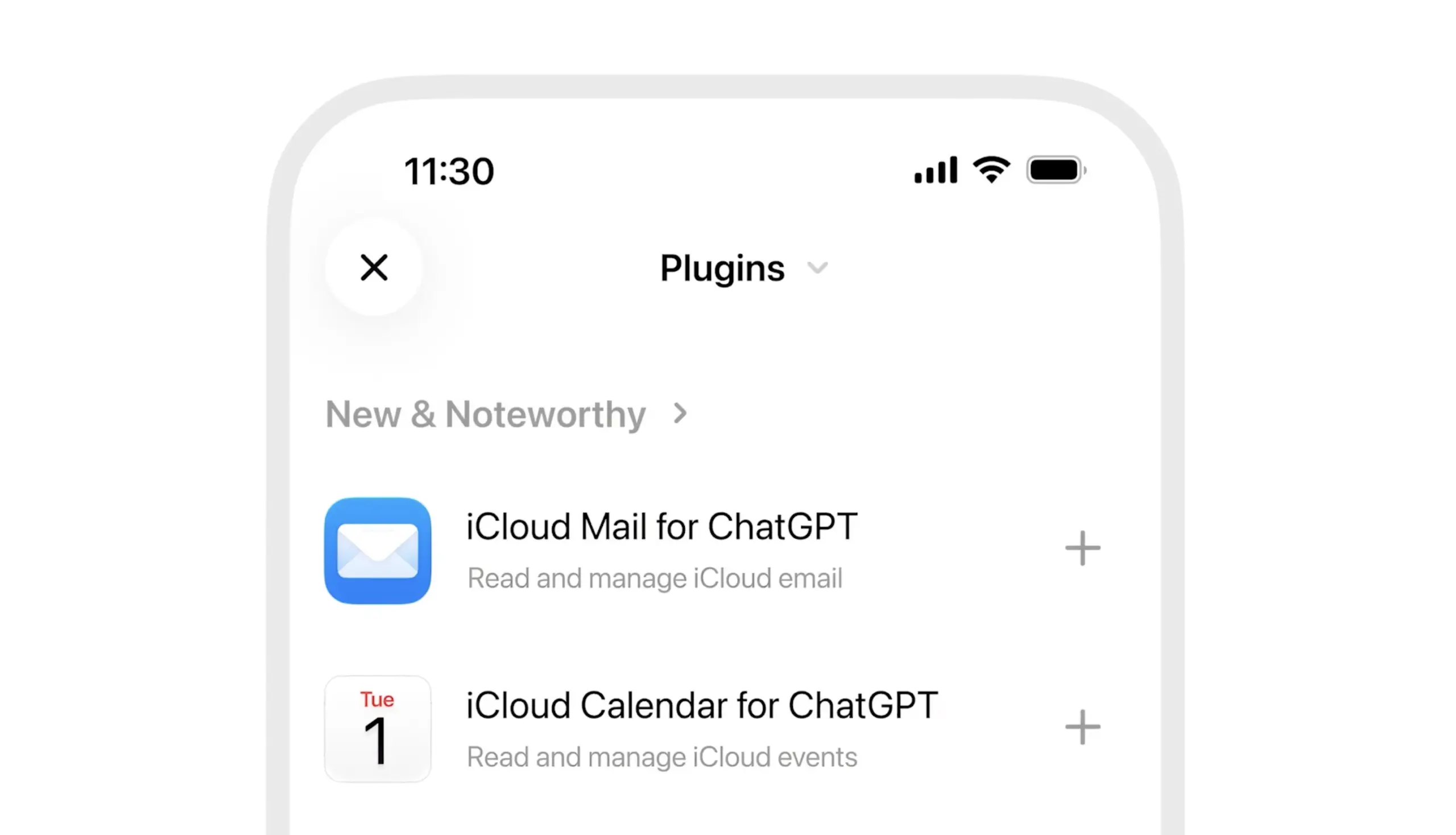 ChatGPT se connecte à iCloud Mail et Calendrier pour gérer ses e-mails et rendez-vous 64 Screen 2026 10 28 at 07.46.11 scaled