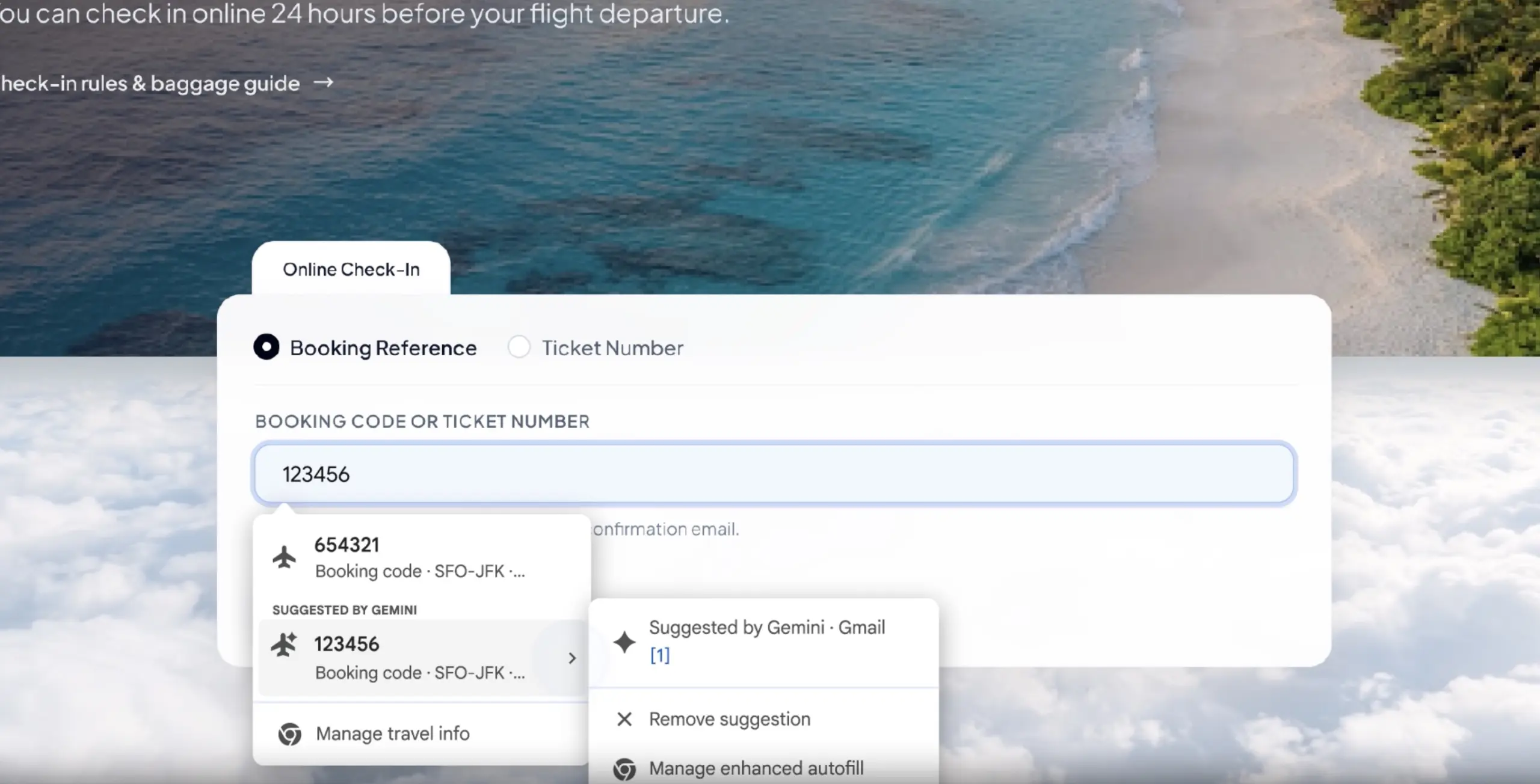 Google Chrome peut désormais retrouver vos informations de réservation dans Gmail grâce à Gemini