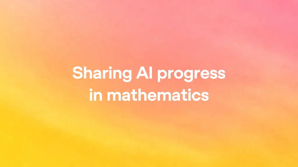 ai progress in mathematics social