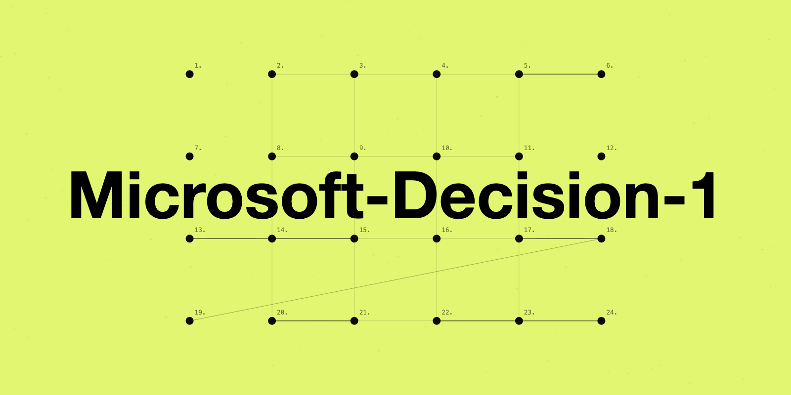 Microsoft-Decision-1 : un petit modèle IA conçu pour prendre des décisions 35 fois plus vite