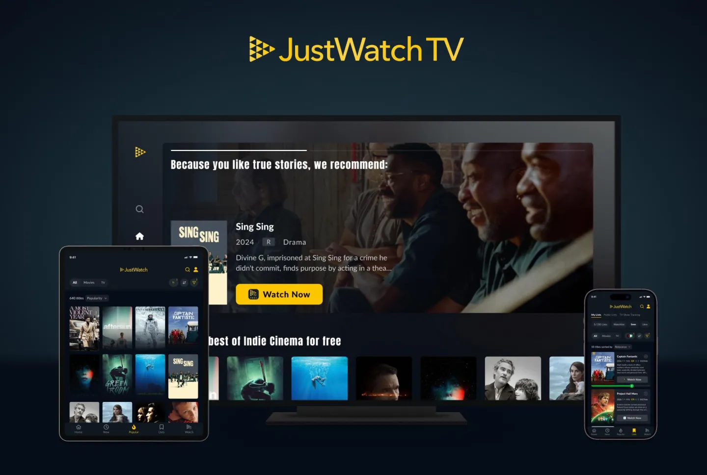 JustWatch TV : le guide du streaming lance son propre service vidéo en France