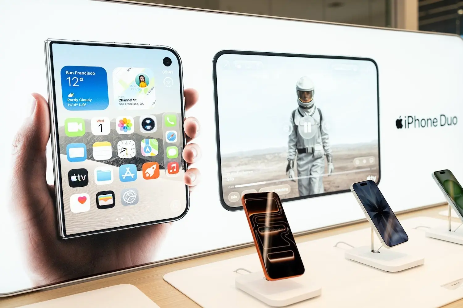 iPhone Duo : Apple préparerait sa plus grande campagne en magasin pour son smartphone pliable